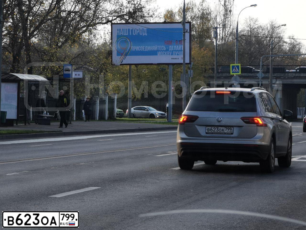 Фото автомобиля VOLKSWAGEN TIGUAN, 2019 — госномер В623ОА799. Цвет: Серебристый
