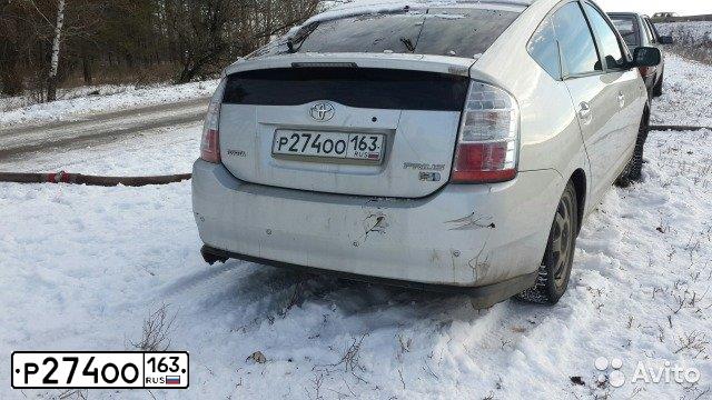 Фото автомобиля TOYOTA PRIUS, 2008 — госномер Е625РН73. Цвет: СЕРЫЙ СВЕТЛЫЙ