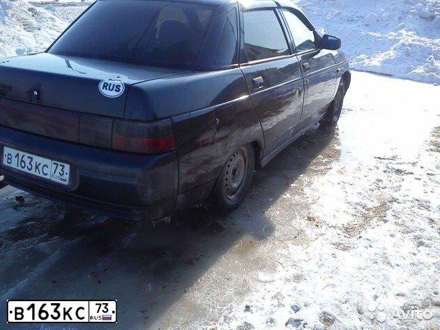 Фото автомобиля LADA 2110, 2003 — госномер В163КС73. Цвет: ЧЕРНЫЙ