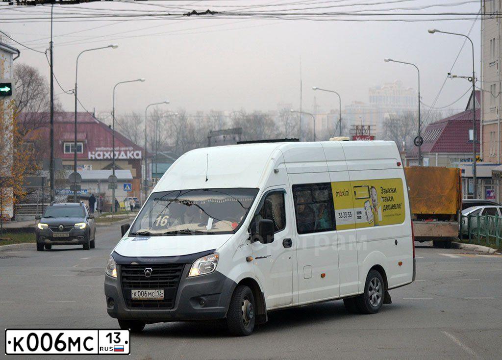 Фото автомобиля GAZ Z GAZEL NEXT D, 2017 — госномер К006МС13. Цвет: БЕЛЫЙ