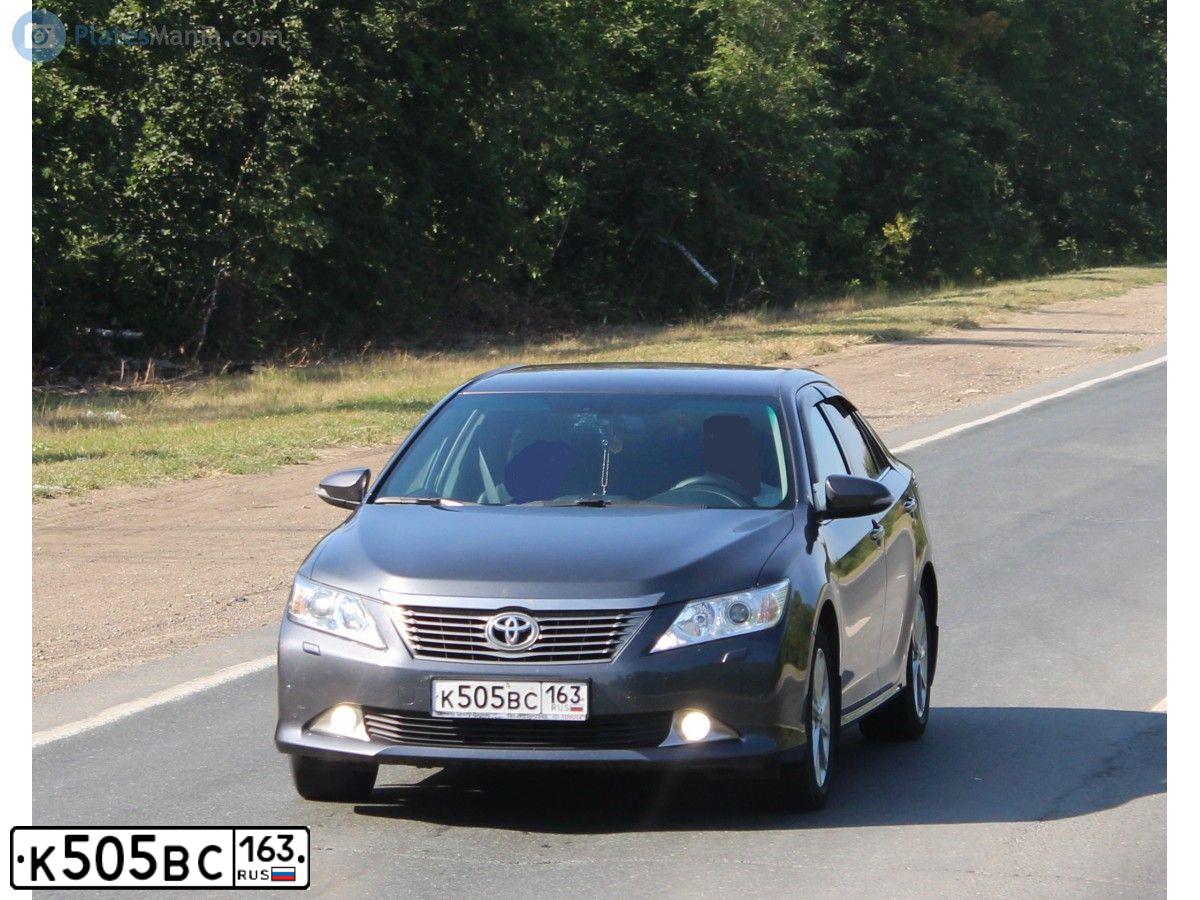 Фото автомобиля TOYOTA COROLLA, 2007 — госномер К505ВС163. Цвет: СЕРЫЙ