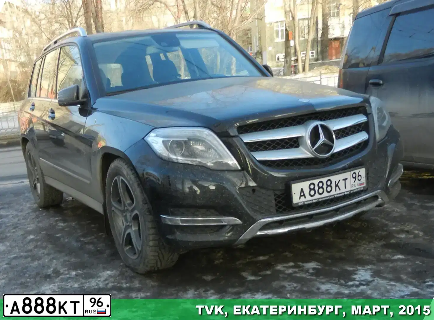 Фото автомобиля MERCEDES C-KLASSE, 2013 — госномер А888КТ96. Цвет: ЧЕРНЫЙ