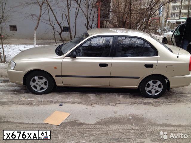 Фото автомобиля TAGAZ ACCENT, 2007 — госномер Р615АН34. Цвет: БЕЖЕВЫЙ