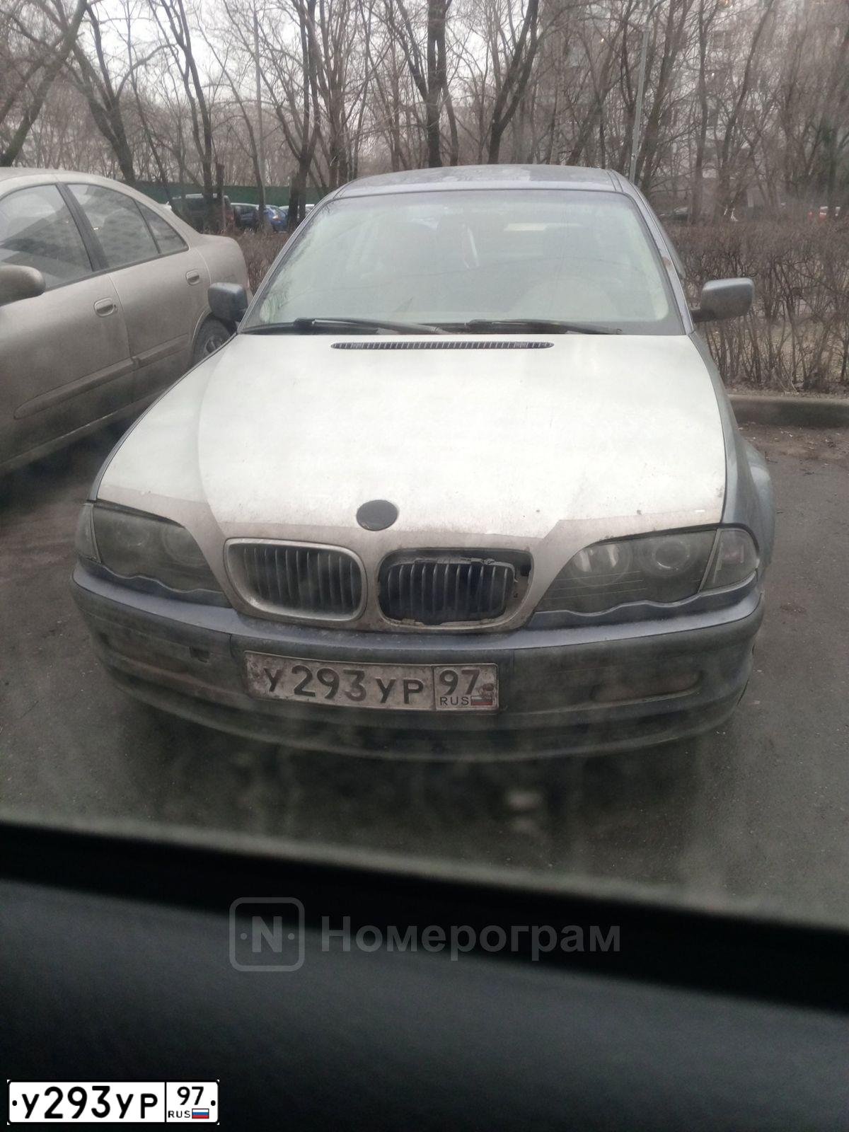 Фото автомобиля BMW SERIE 3, 1998 — госномер Е357КУ197. Цвет: Серый