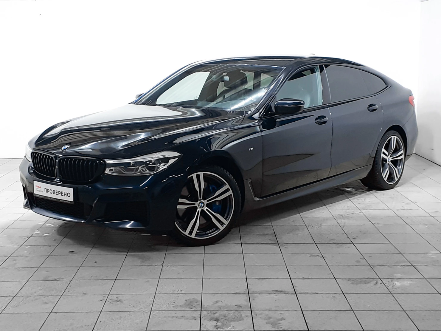 Фото автомобиля BMW SERIE 6 GT, 2018 — госномер А553КС799. Цвет: ЧЕРНЫЙ