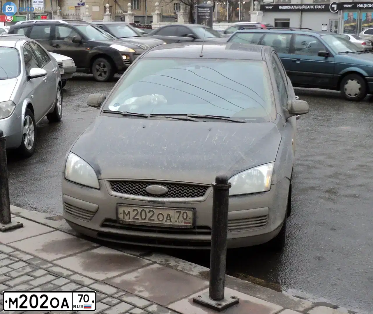Фото автомобиля LADA 2101, 1984 — госномер М202ОА70. Цвет: ОРАНЖЕВЫЙ