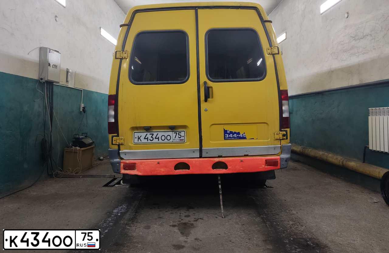 Фото автомобиля GAZ 3221, 2007 — госномер Н245КН75. Цвет: ЖЕЛТЫЙ