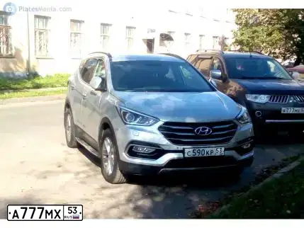 Фото автомобиля MITSUBISHI PAJERO SPORT, 2011 — госномер А777МХ53. Цвет: Коричневый