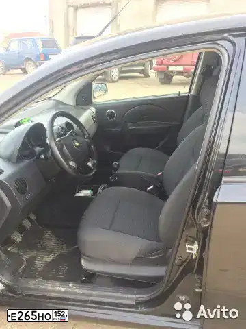 Фото автомобиля CHEVROLET AVEO, 2006 — госномер О726ТК62. Цвет: ЧЕРНЫЙ