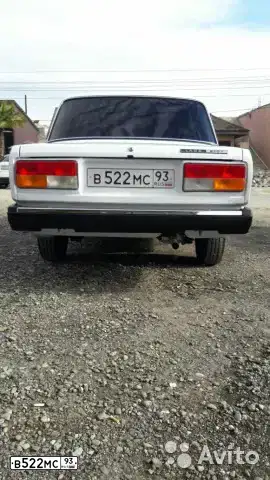 Фото автомобиля LADA 2107, 2008 — госномер В522МС93. Цвет: ЯРКО-БЕЛЫЙ