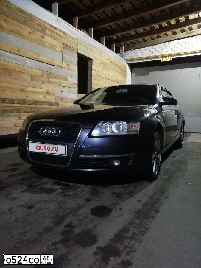 Фото автомобиля AUDI A6, 2006 — госномер Р353ЕК32. Цвет: ТЕМНО-СЕРЫЙ