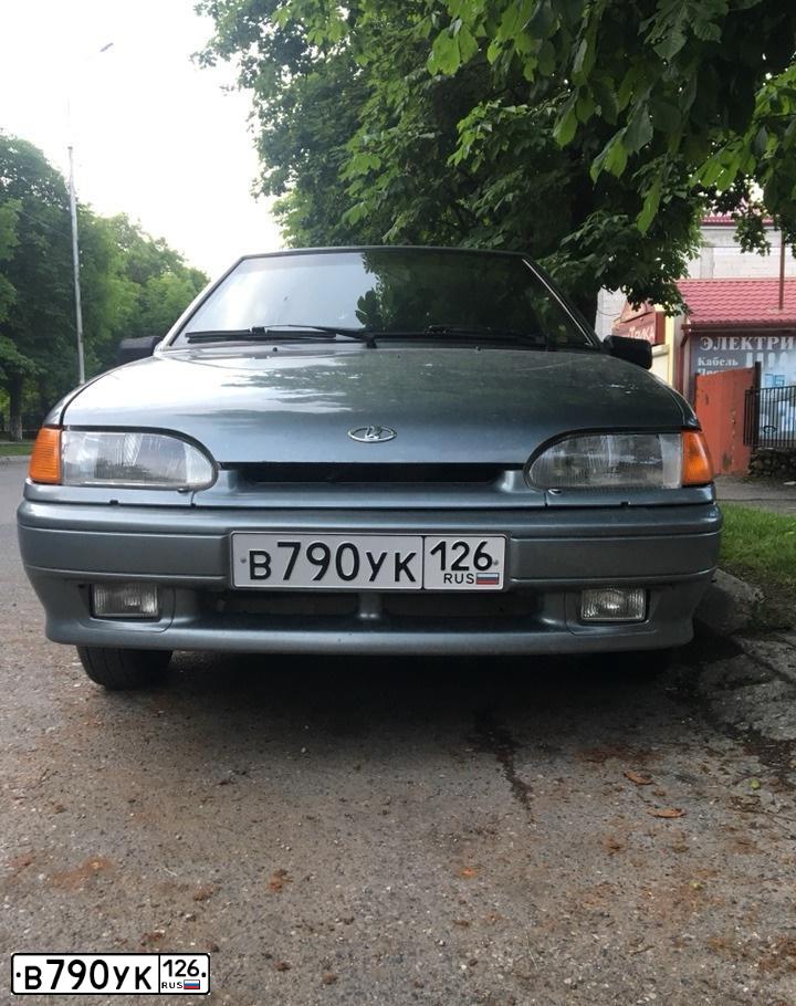 Фото автомобиля LADA 2114 SAMARA, 2009 — госномер К360ХО102. Цвет: средний серо-зеленый металлик