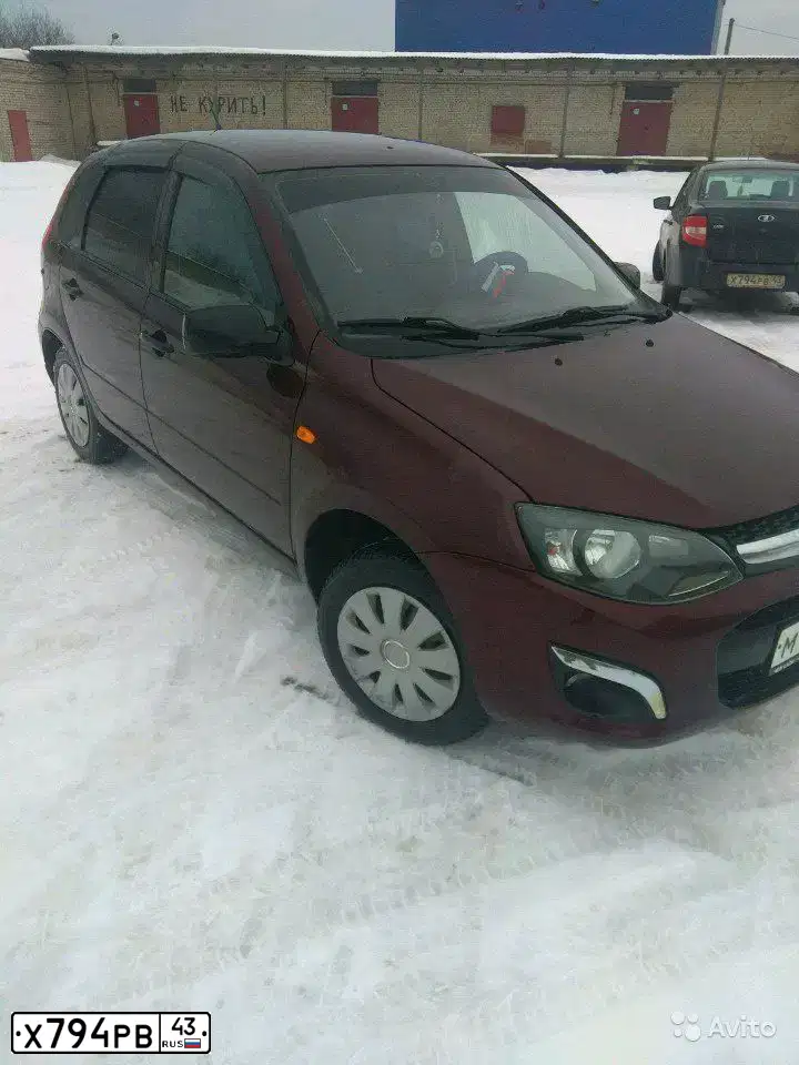 Фото автомобиля LADA 2190 GRANTA, 2015 — госномер Х794РВ43. Цвет: ЧЕРНЫЙ