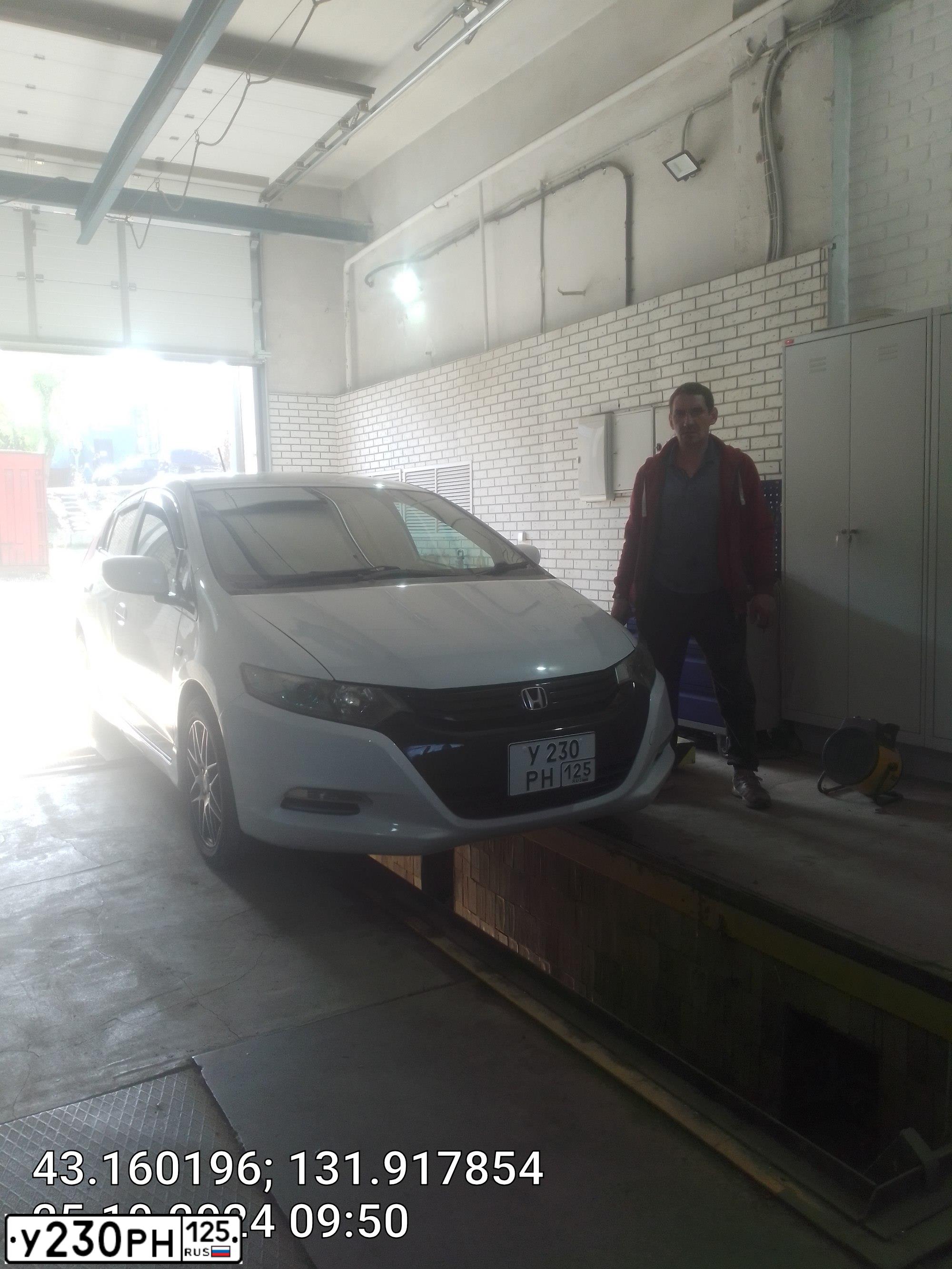 Фото автомобиля HONDA INSIGHT, 2009 — госномер У230РН125