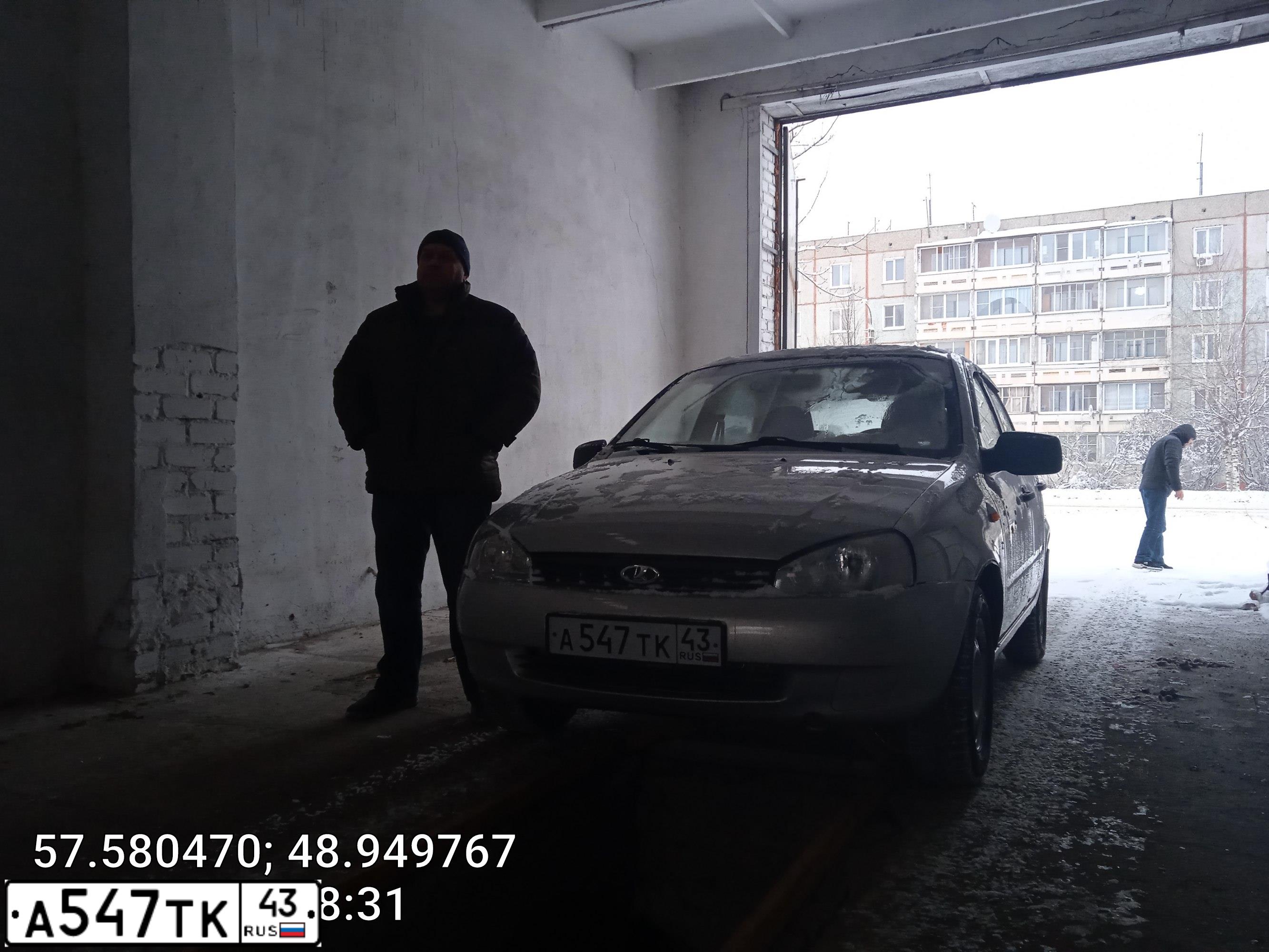 Фото автомобиля LADA 1119 KALINA, 2011 — госномер А547ТК43. Цвет: СЕРЕБРИСТЫЙ