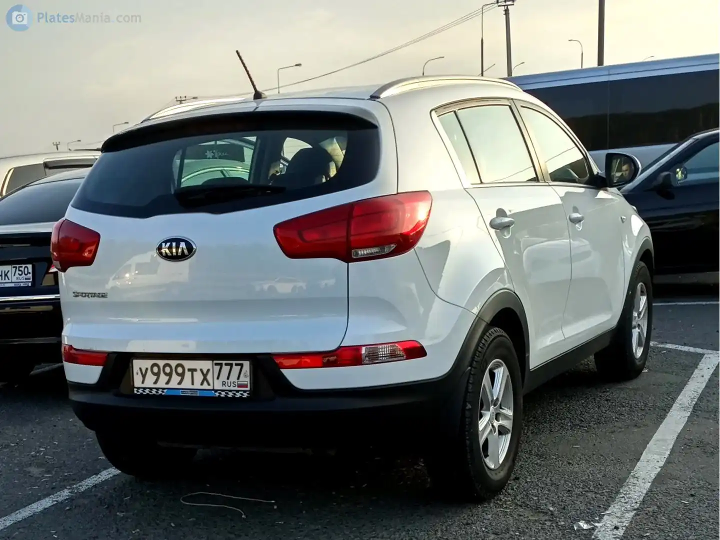 Фото автомобиля KIA SPORTAGE, 2015 — госномер Н124ОЕ799. Цвет: БЕЛЫЙ