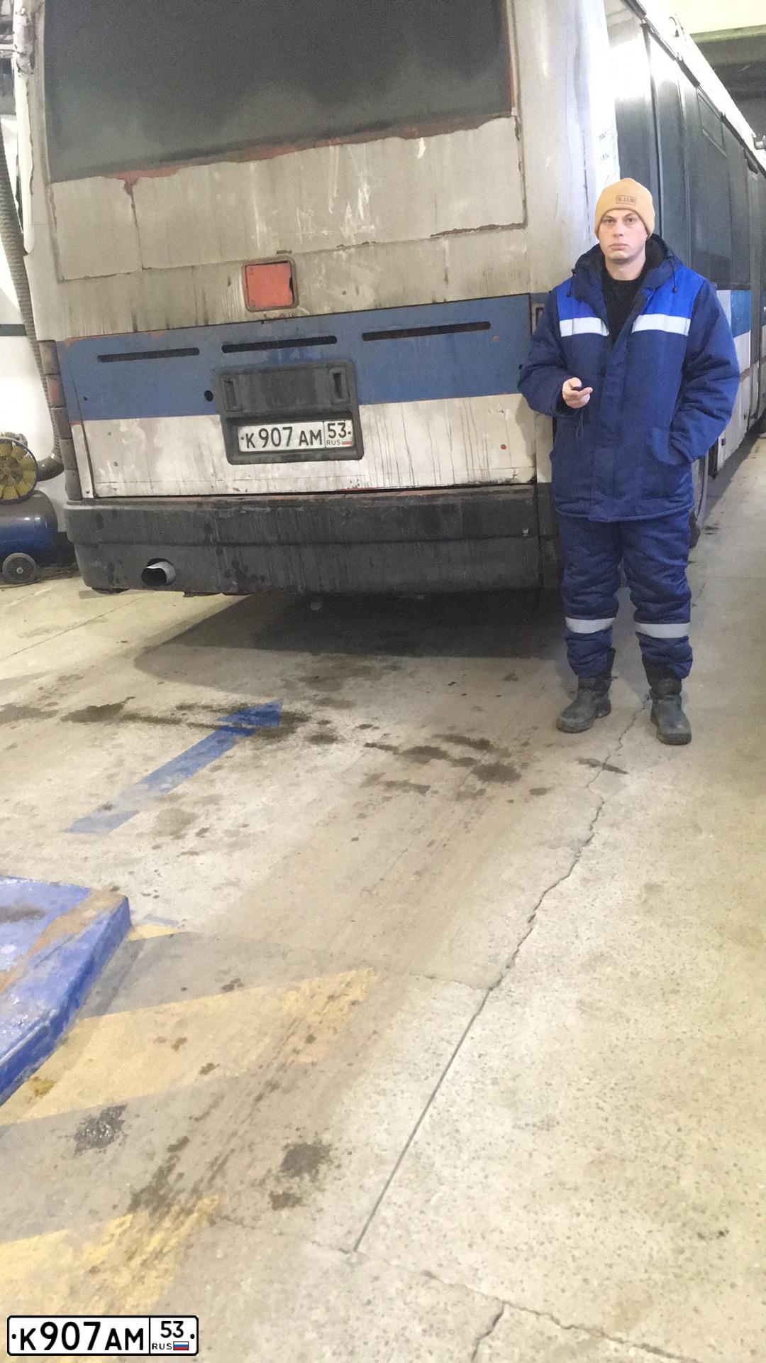 Фото автомобиля SCANIA OMNILINK, 2000 — госномер К907АМ53. Цвет: Белый