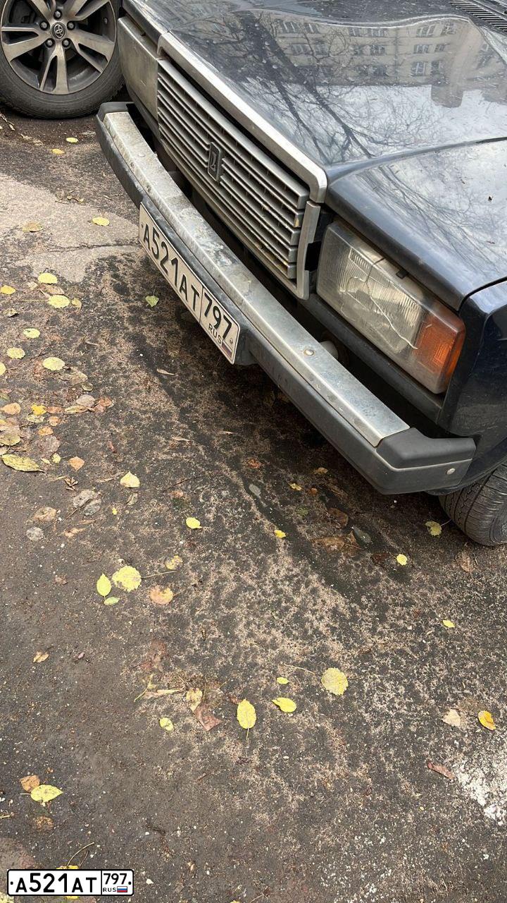 Фото автомобиля LADA 2107 LADA, 2012 — госномер А521АТ797. Цвет: синий
