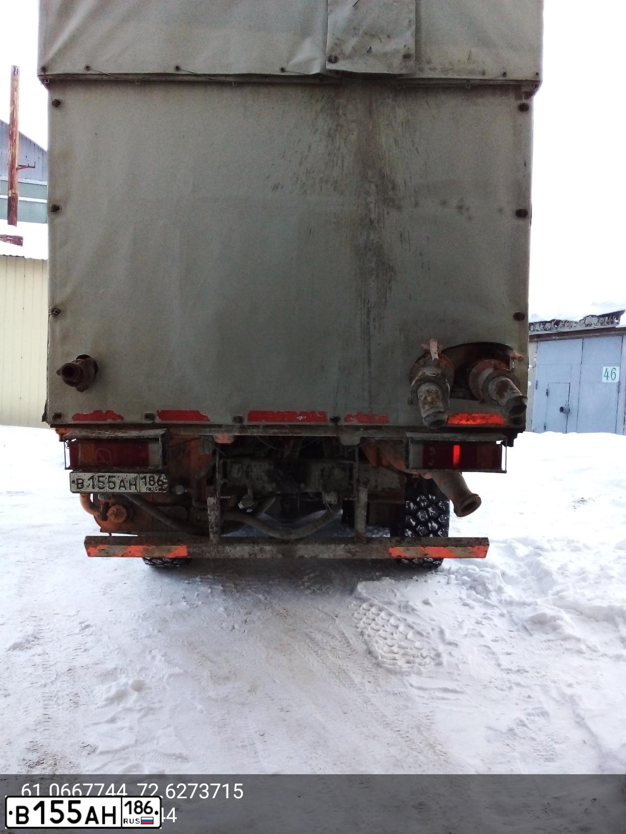 Фото автомобиля IVECO AMT URAL IVECO 6339 /6X6/, 2012 — госномер В155АН186. Цвет: Оранжевый