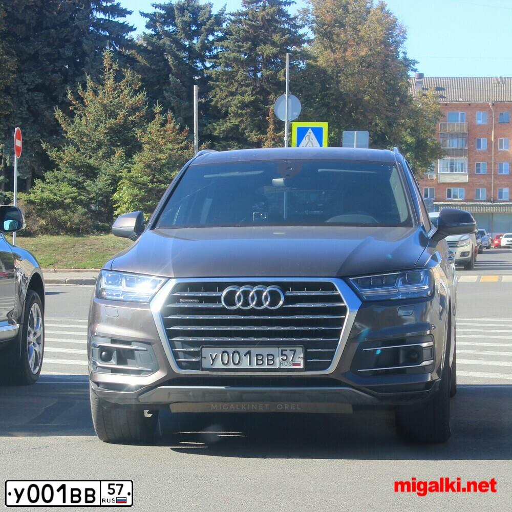 Фото автомобиля MITSUBISHI L 200, 2011 — госномер У001ВВ57. Цвет: СЕРЕБРИСТЫЙ