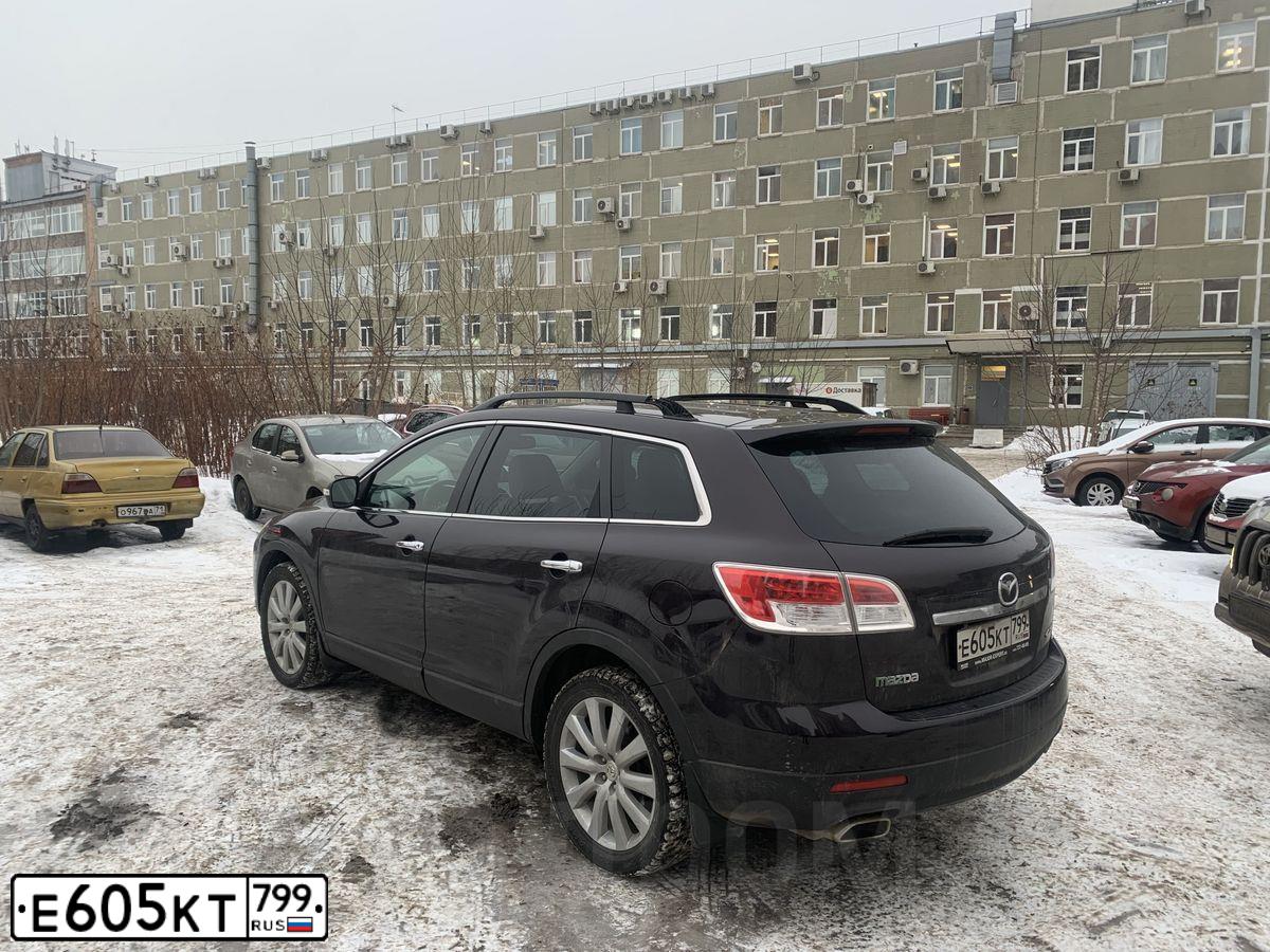 Фото автомобиля MAZDA CX-9, 2008 — госномер Е605КТ799. Цвет: ТЕМНО-БОРДОВЫЙ