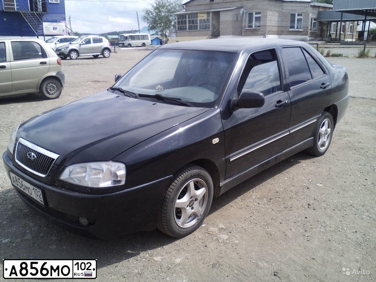 Фото автомобиля CHERY AMULET /FLAGCLOUD/, 2007 — госномер А856МО102. Цвет: ЧЕРНЫЙ